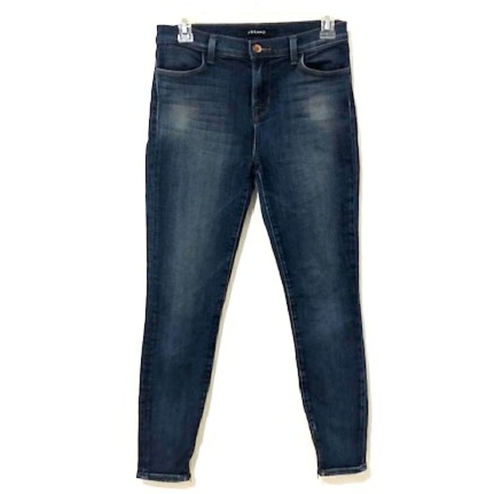 J Brand Cropped Zip Skinny Jeans in Spirited